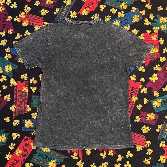 ’17 Official Michael Jackson Side Profile Acid Wash Graphic Tee Shirt / Size L - Picture 2 of 4